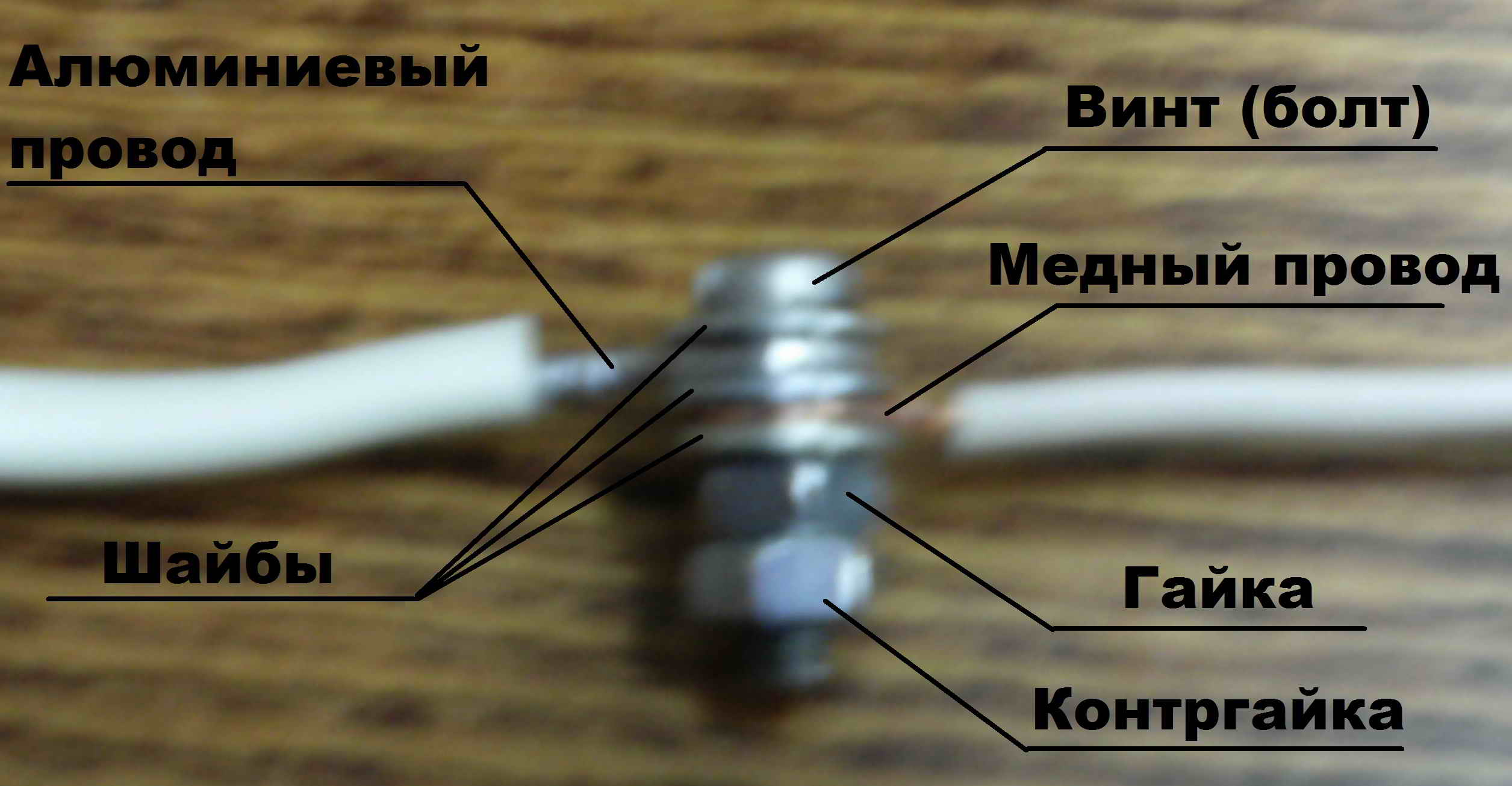 Соединение медных и алюминиевых проводов 3