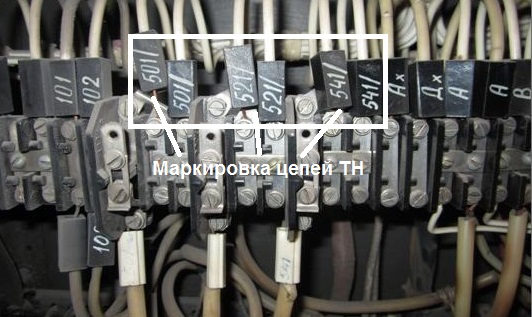 Маркировка вторичных цепей: классификация, таблицы, пример