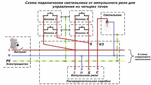 Импульсное реле: принцип действия, подключение, применение