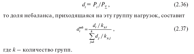 Балансировка узловых нагрузок и суммарной нагрузки сети: расчет