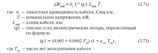 Потери электроэнергии в изоляции кабельных линий: расчет, формула